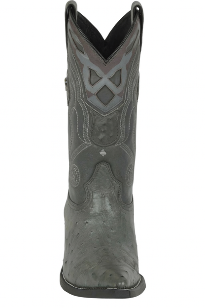 Men's Wild West Smooth Ostrich Skin 3X Toe Boots 29504-B
