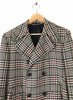 Mens Houndstooth Six Button Front Double Breasted Wool Overcoat 3   - from alligatorwarehouse.com