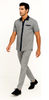 Men’s Houndstooth Walking Suit by Dreams by Zacchi – 2 Piece Lei sure Set in navy/white- $99 8   - from alligatorwarehouse.com