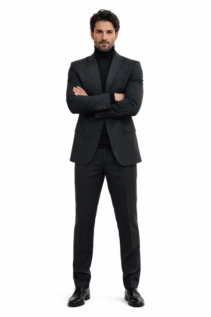 Mens John Wick Charcoal Suit Costume