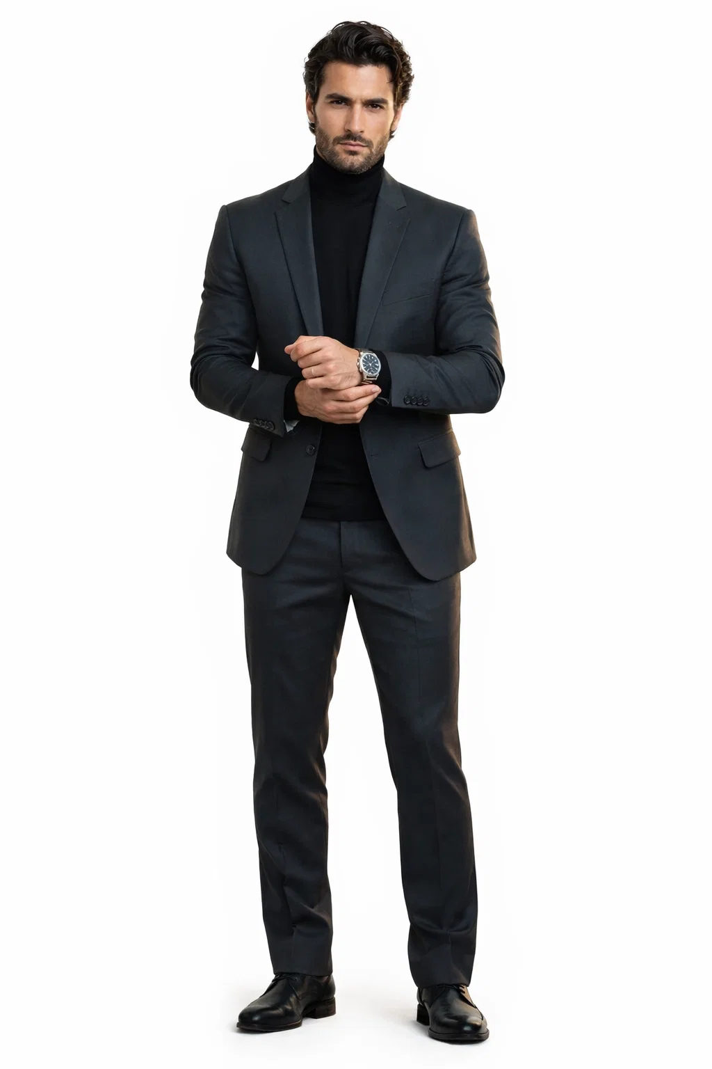 Mens John Wick Charcoal Suit Costume