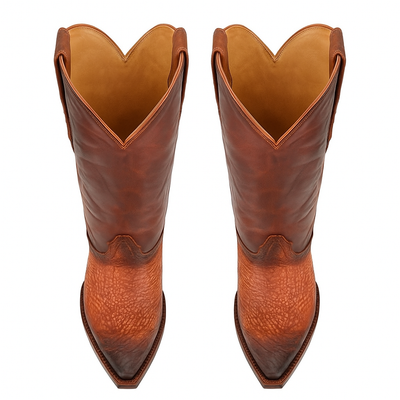 King Exotic Men's Shark Snip Toe Western Boots 36 -1  - from alligatorwarehouse.com
