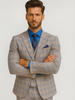 Men’s Light Plaid 3-Piece Suit with Vest – Stylish Formal Wear 5   - from alligatorwarehouse.com