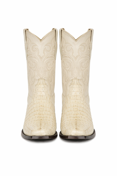 Men's Los Altos Caiman Tail Snip Toe Boots