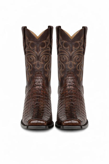 Men's Los Altos Caiman Tail Snip Toe Boots