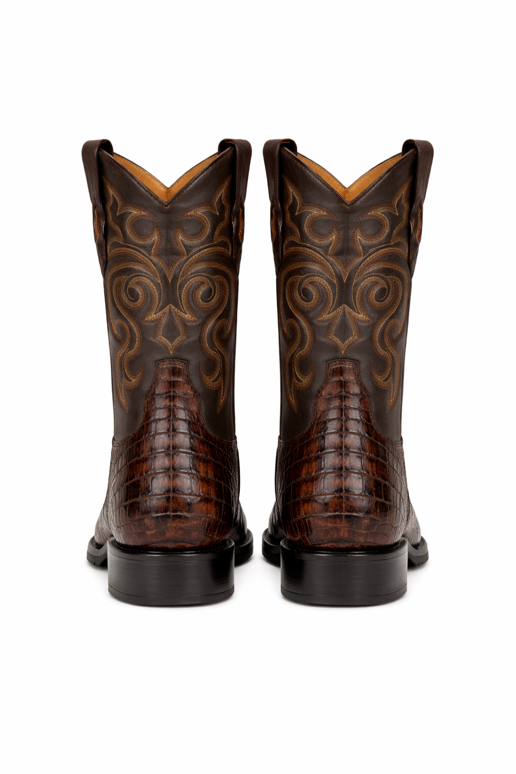 Men's Los Altos Caiman Tail Snip Toe Boots