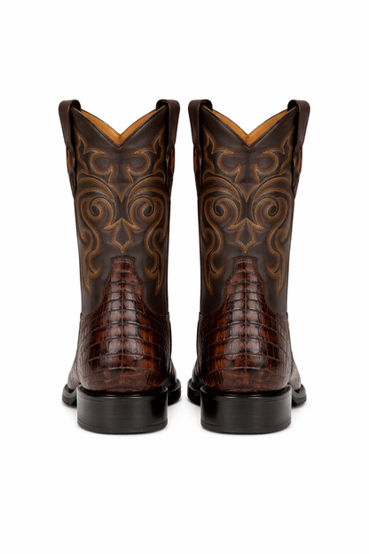 Men's Los Altos Caiman Tail Snip Toe Boots