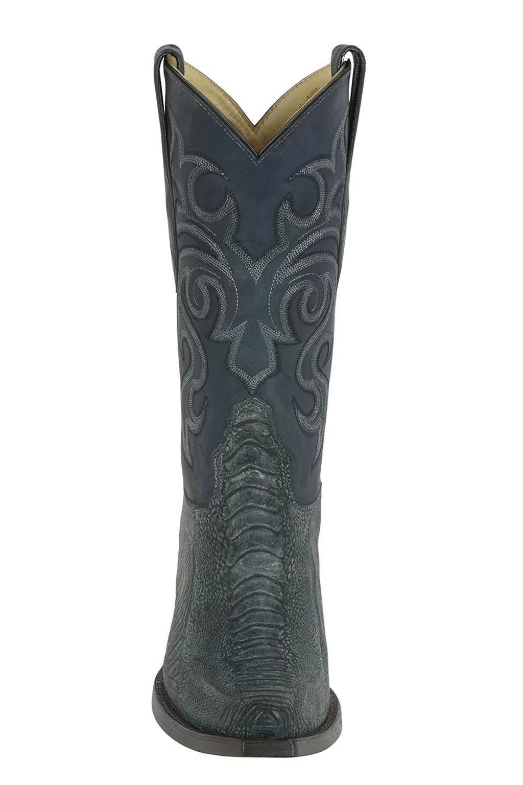 Men's Los Altos Original Ostrich Leg Snip Toe Boots