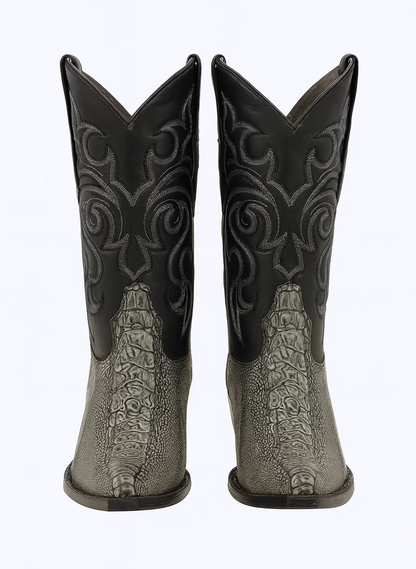 Men's Los Altos Original Ostrich Leg Snip Toe Boots