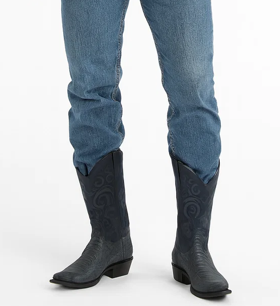 Men's Los Altos Original Ostrich Leg Snip Toe Boots