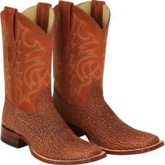Men's Los Altos Shark Skin Wide Square Toe Boots