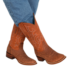 Men's Los Altos Shark Skin Wide Square Toe Boots