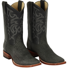 Men's Los Altos Shark Skin Wide Square Toe Boots