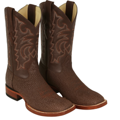 Men's Los Altos Shark Skin Wide Square Toe Boots