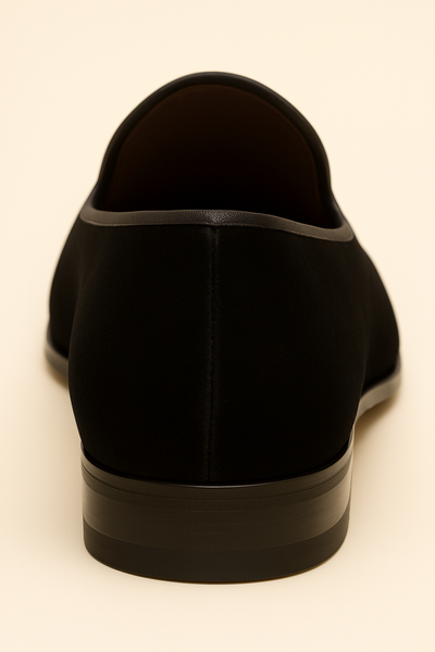 Lublin Velvet Black By Mezlan Made In Spain Brand 4   - from alligatorwarehouse.com