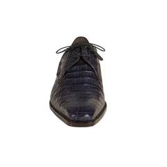 Mens Mezlan Anderson Caiman Crocodile Dress Shoe in Navy
