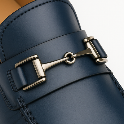 Mens Mezlan Brussels Metal Ornament Calfskin Loafer Dress Shoe in Tan 18   - from alligatorwarehouse.com