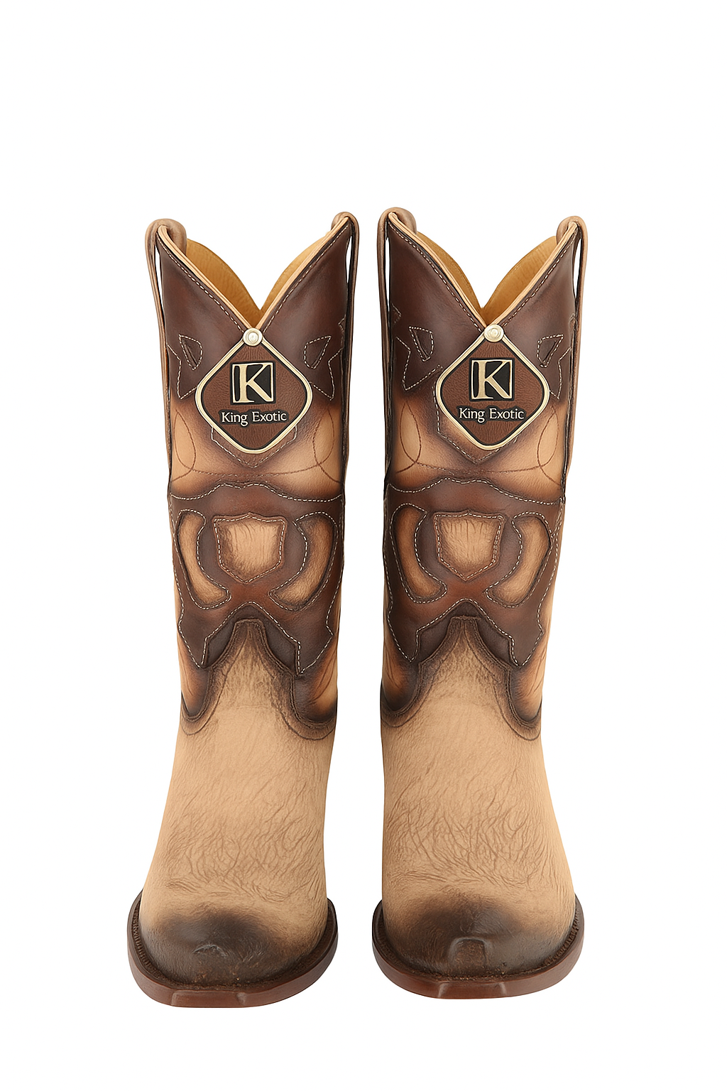 King Exotic Men's Shark Snip Toe Western Boots