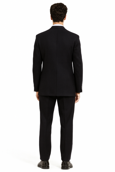 Mens Patrick Bateman | American Psycho Black Pinstripe Suit