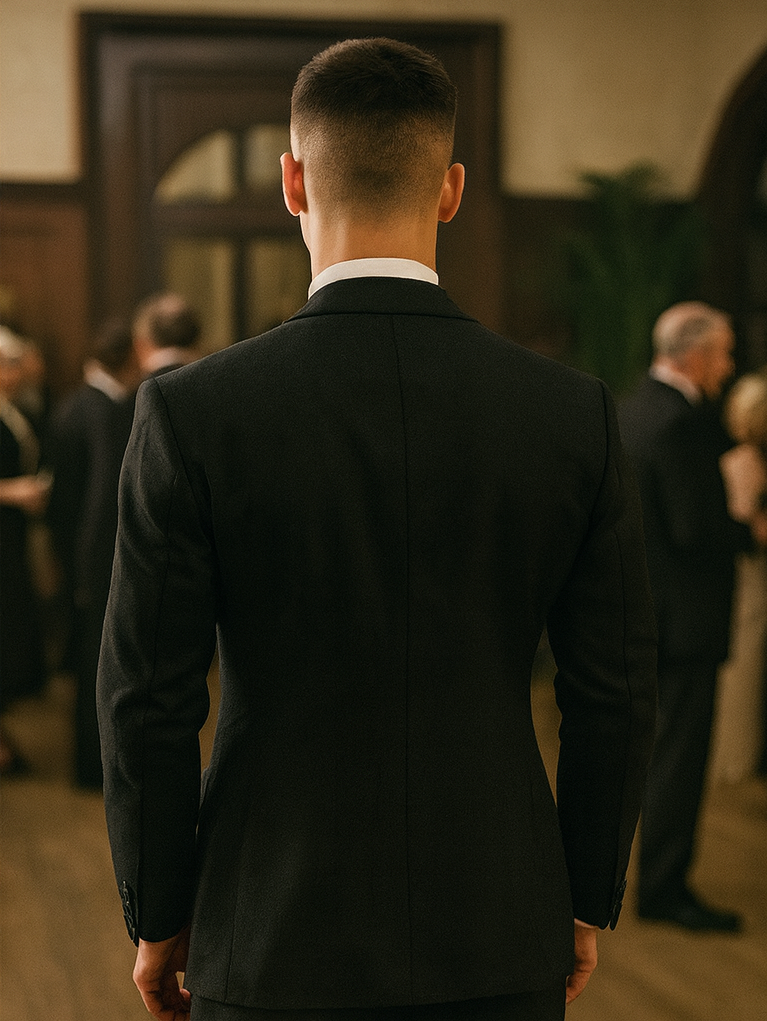 Mens Peaky Blinders Costume Thomas Shelby Black Vested Tuxedo 5   - from alligatorwarehouse.com