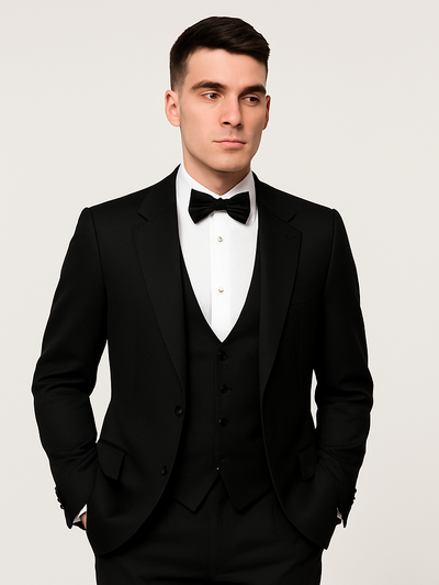 Mens Peaky Blinders Costume Thomas Shelby Black Vested Tuxedo 4   - from alligatorwarehouse.com