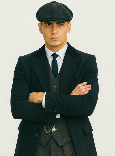 Mens Peaky Blinders Costume Thomas Shelby Grey Outfit 8   - from alligatorwarehouse.com