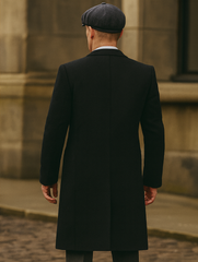 Mens Peaky Blinders Costume Thomas Shelby Suit & Overcoat