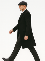 Mens Peaky Blinders Costume Thomas Shelby Suit & Overcoat