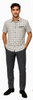 Mens Plaid Walking Suit in grey by Dreams by Zacchi – 2 Piece Leisure Outfit with Matching Shirt and Pants - $99 5   - from alligatorwarehouse.com