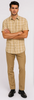 Mens Plaid Walking Suit in Tan by Dreams by Zacchi – 2 Piece Leisure Outfit with Matching Shirt and Pants - $99 2   - from alligatorwarehouse.com