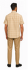 Mens Plaid Walking Suit in Tan by Dreams by Zacchi – 2 Piece Leisure Outfit with Matching Shirt and Pants - $99 4   - from alligatorwarehouse.com