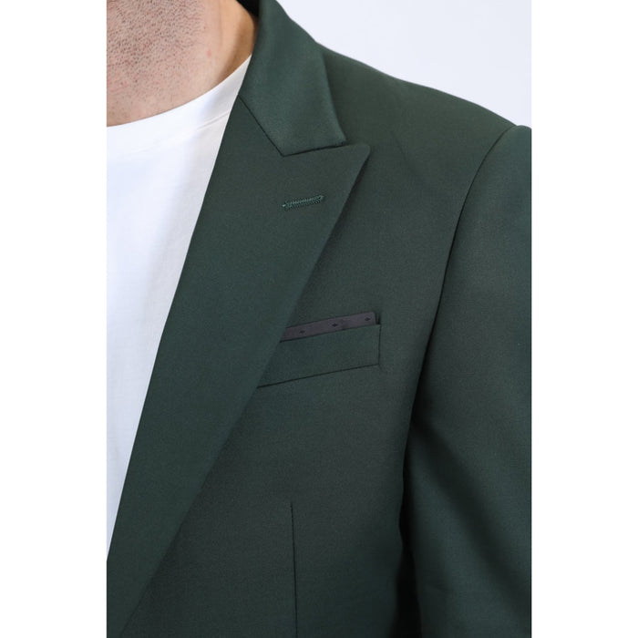 Men’s Platini Modern Fit Blazer in Forest Green