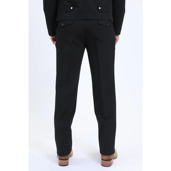 Men’s Platini Western-Style Sport Suit in Black