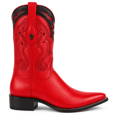 Men's Wild West Teju Lizard Skin 3X Toe Boots 29507 45 2950703-060  - from alligatorwarehouse.com