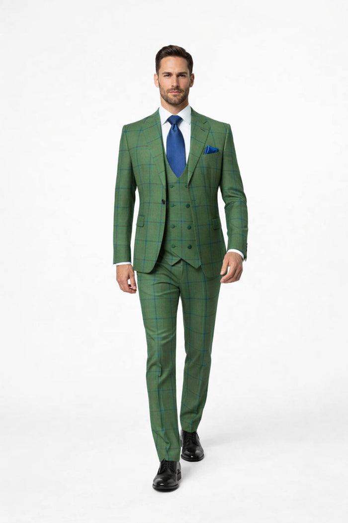 Rossi Man Max RM1841 – Men's Slim Fit 3-Piece Suit for Men