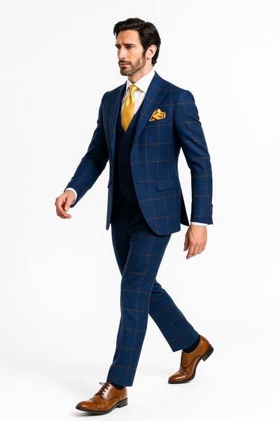 Rossi Man Max RM1840 – Slim Fit 3-Piece Formal Suit for Men 7   - from alligatorwarehouse.com