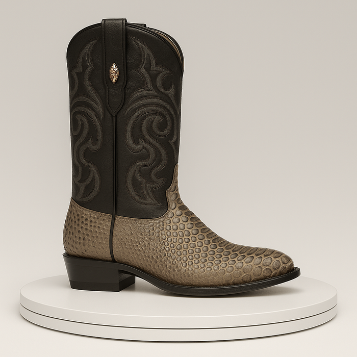 Men's Los Altos Python J-Toe Boots - Rustic