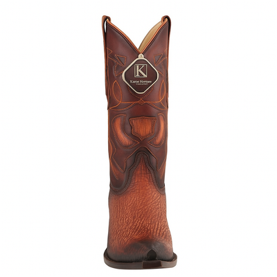 King Exotic Men's Shark Snip Toe Western Boots 33 -1  - from alligatorwarehouse.com