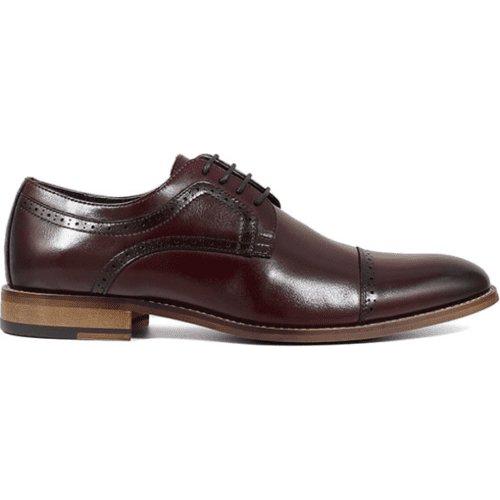 Mens Shoes Stacy Adams Dickinson Oxford Burgundy Leather 25066-601