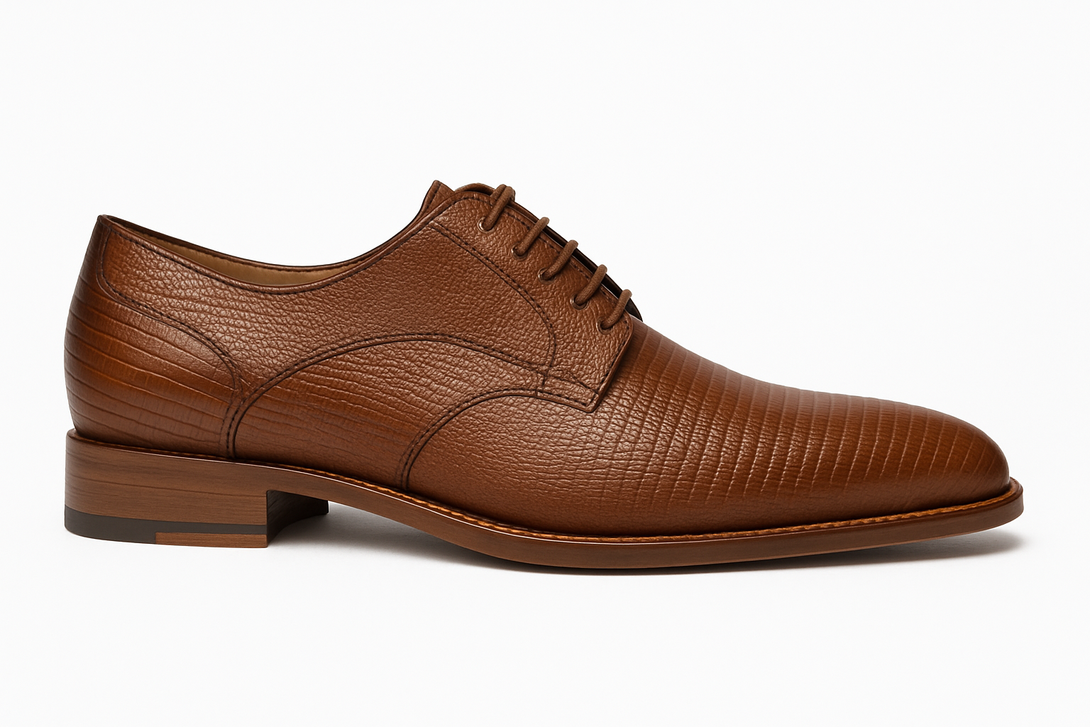Mens Mezlan Pegaso Lizard Dress Shoe in Tan
