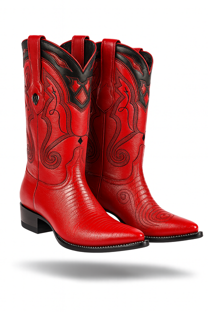 Men's Wild West Teju Lizard Skin 3X Toe Boots 29507