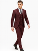 Mens Vested Gangster Pinstripe 1920's Suit in Burgundy 6 SO1V2RS-9_BURGUNDY_42R  - from alligatorwarehouse.com