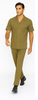 Mens Walking Suit in Color Safari Leisure Suit Casual Matching Shirt and Pants $99 8   - from alligatorwarehouse.com