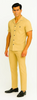 Mens Walking Suit in Color sand leisure suit causal Matching Shirt and Pants $99 3   - from alligatorwarehouse.com