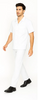 Mens Walking Suit in Color White Leisure Suit Casual Matching Shirt and Pants $99 8   - from alligatorwarehouse.com