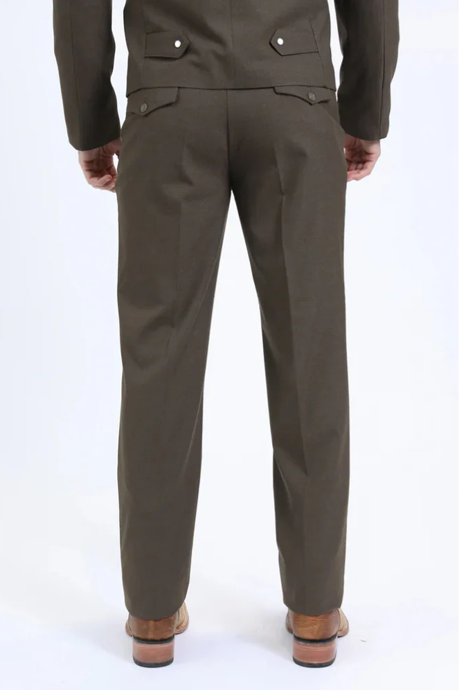 Men's Western Sport Suit - Brown 4   - from alligatorwarehouse.com
