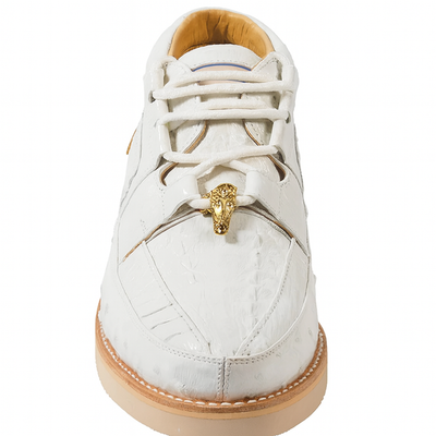 Mens Wild West Boots Caiman and Ostrich Skin Shoe 2ZA050228 2 2ZA050228-060  - from alligatorwarehouse.com