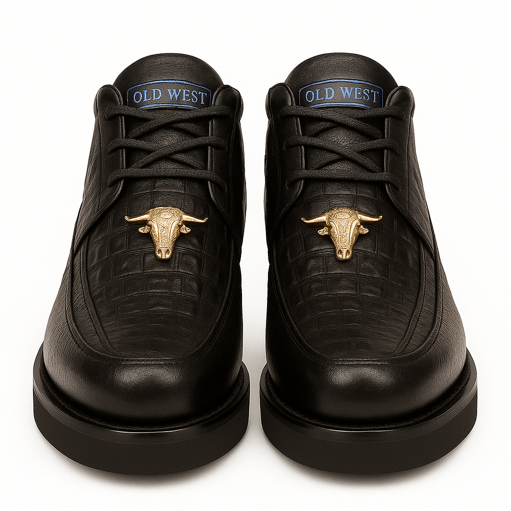 Men's Wild West Boots Caiman and Smooth Ostrich Skin Shoe 2ZA052805