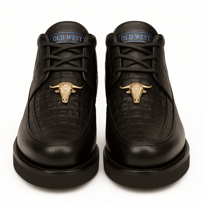 Men's Wild West Boots Caiman and Smooth Ostrich Skin Shoe 2ZA052805