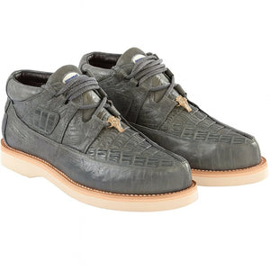 Men's Wild West Boots Caiman and Smooth Ostrich Skin Shoe